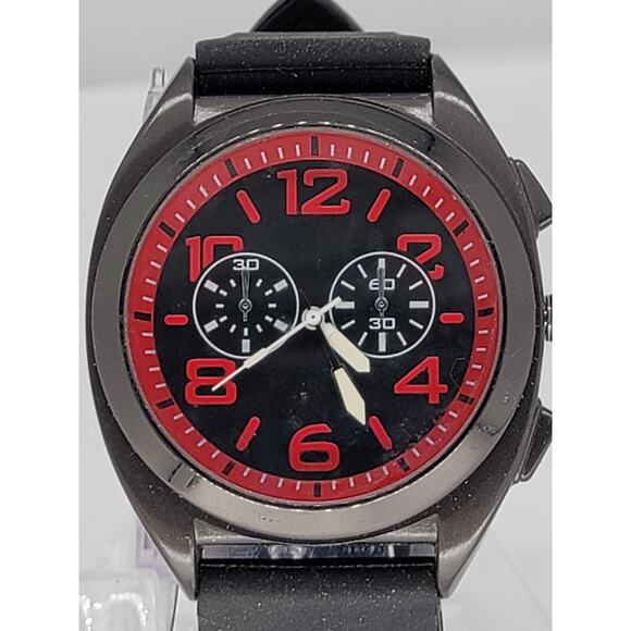 Red Black Men's Sport Quartz Analog Urban K4009 Watch